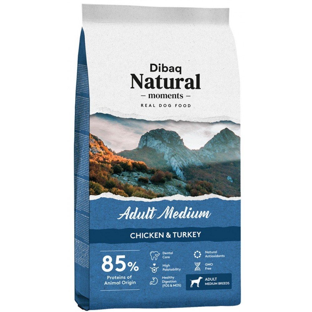 DIBAQ ADULT MEDIUM CHICKEN 15KG