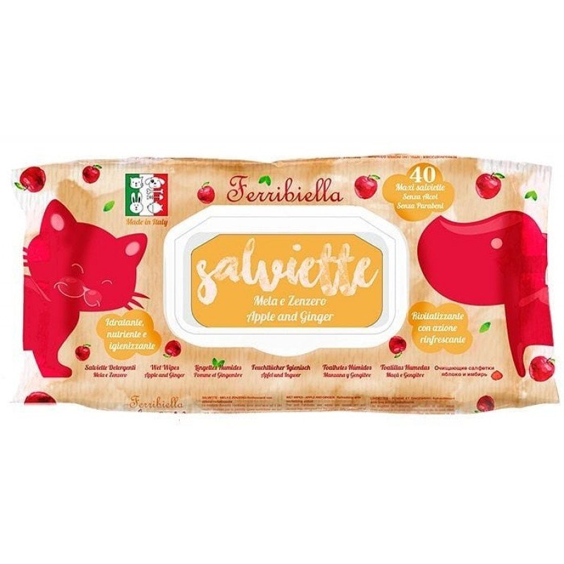 ΜΑΝΤΗΛΑΚΙΑ ΚΑΘΑΡΙΣΜΟΥ (40ΤΜΧ) FERRIBIELLA APPLE AND GINGER ΒΟΥΡΤΣΕΣ- ΠΕΡΙΠΟΙΗΣΗ - ΣΑΜΠΟΥΑΝ ΜΑΝΤΗΛΑΚΙΑ ΚΑΘΑΡΙΣΜΟΥ (40ΤΜΧ) FERRIBIELLA APPLE AND GINGER ΒΟΥΡΤΣΕΣ- ΠΕΡΙΠΟΙΗΣΗ - ΣΑΜΠΟΥΑΝ