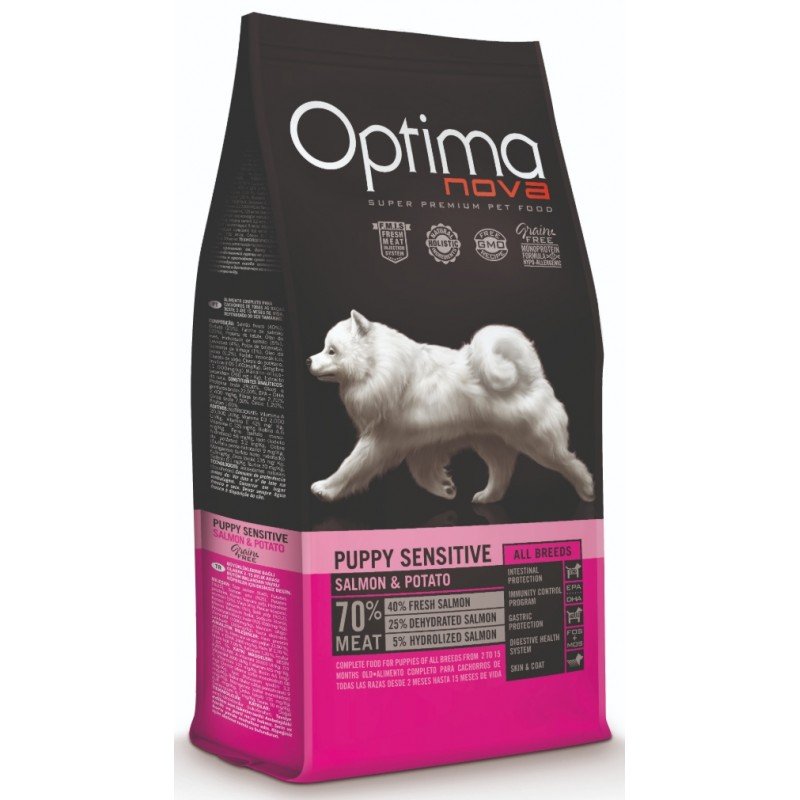 Optimanova Grain Free Puppy Sensitive Salmon & Potato 2kg  ΞΗΡΑ ΤΡΟΦΗ ΣΚΥΛΟΥ