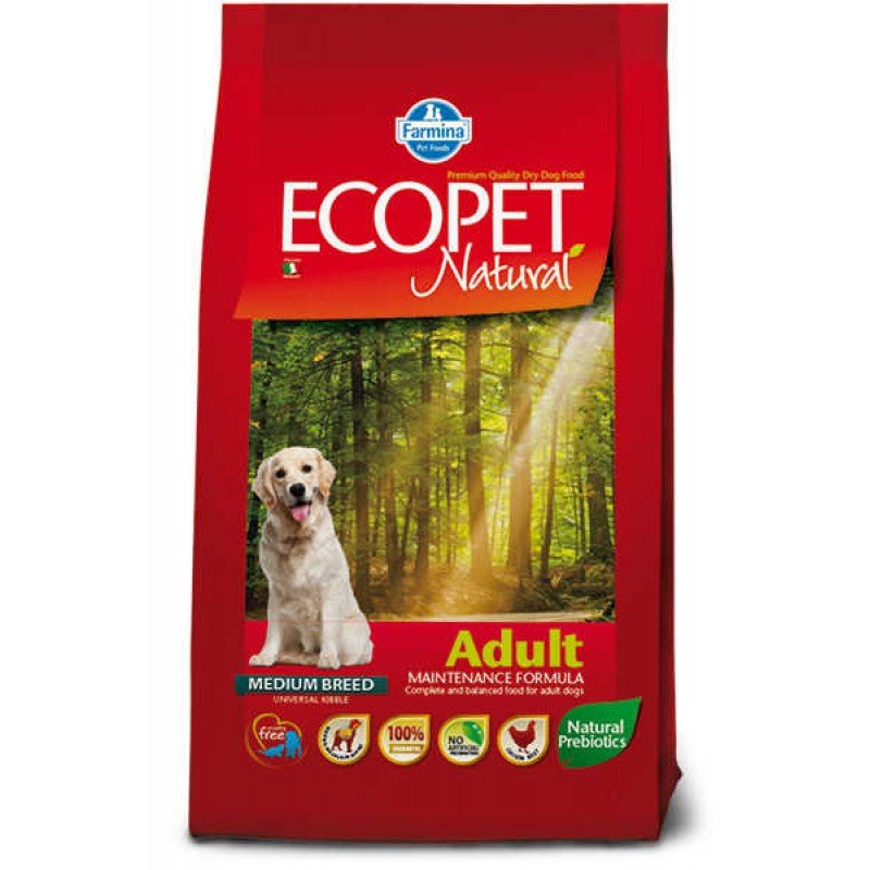 FARMINA ECOPET NATURAL ADULT MEDIUM 12KG + 2KG ΔΩΡΟ ΞΗΡΑ ΤΡΟΦΗ ΣΚΥΛΟΥ FARMINA ECOPET NATURAL ADULT MEDIUM 12KG + 2KG ΔΩΡΟ ΞΗΡΑ ΤΡΟΦΗ ΣΚΥΛΟΥ