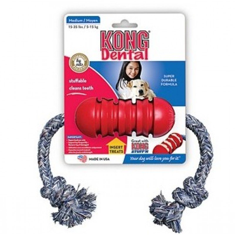 KONG DENTAL ΠΑΙΧΝΙΔΙ ΜΕ ΣΧΟΙΝΙ SMALL ΣΚΥΛΟΙ KONG DENTAL ΠΑΙΧΝΙΔΙ ΜΕ ΣΧΟΙΝΙ SMALL ΣΚΥΛΟΙ