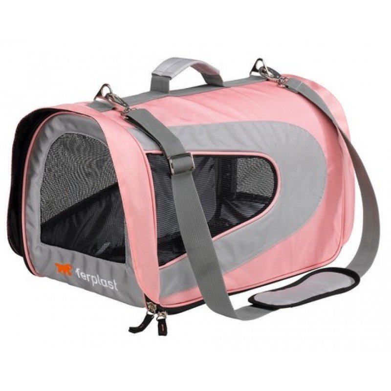 ΤΣΑΝΤΑ ΜΕΤΑΦΟΡΑΣ BEAUTY ΤΗΣ FERPLAST ΡΟΖ -ΓΚΡΙ SMALL (45 x28 x h 28 cm) ΤΣΑΝΤΑ ΜΕΤΑΦΟΡΑΣ BEAUTY ΤΗΣ FERPLAST ΡΟΖ -ΓΚΡΙ SMALL (45 x28 x h 28 cm)