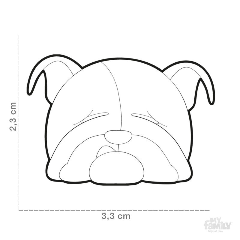 ΤΑΥΤΟΤΗΤΑ ΣΚΥΛΟΥ MY FAMILY ENGLISH BULLDOG ΤΑΥΤΟΤΗΤΕΣ ΤΑΥΤΟΤΗΤΑ ΣΚΥΛΟΥ MY FAMILY ENGLISH BULLDOG ΤΑΥΤΟΤΗΤΕΣ