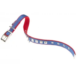 Περιλαίμιο Ferplast Dual Piramids 2,5x(37-45)cm Blue Περιλαίμιο Ferplast Dual Piramids 2,5x(37-45)cm Blue