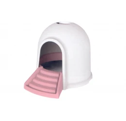 Σπίτι Σκύλου M-pets Igloo Ροζ 45,7x60x43cm με Στρωματάκι Σπίτι Σκύλου M-pets Igloo Ροζ 45,7x60x43cm με Στρωματάκι