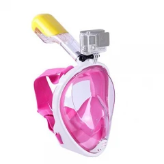 Μάσκα Θαλάσσης Full Face Free Breath Pink Large- Xlarge 