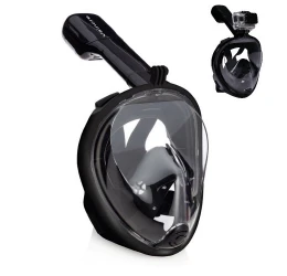 Μάσκα Θαλάσσης Full Face Free Breath Black Small - Medium Μάσκα Θαλάσσης Full Face Free Breath Black Small - Medium