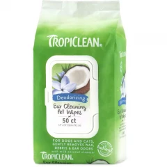 Μαντηλάκια Tropiclean Ear Cleaning Wipes 50 τμχ Μαντηλάκια Tropiclean Ear Cleaning Wipes 50 τμχ