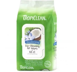 Μαντηλάκια Tropiclean Ear Cleaning Wipes 50 τμχ Μαντηλάκια Tropiclean Ear Cleaning Wipes 50 τμχ