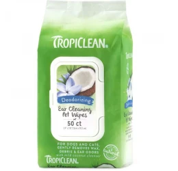 Μαντηλάκια Tropiclean Ear Cleaning Wipes 50 τμχ Μαντηλάκια Tropiclean Ear Cleaning Wipes 50 τμχ