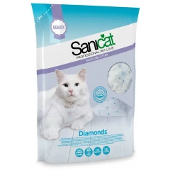 Κρυσταλλική Άμμος Γάτας Sanicat Diamonds Natural 15lt (7,1kg)