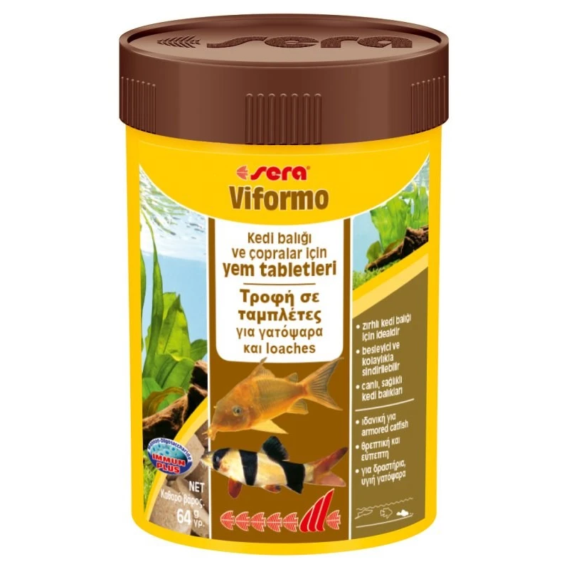 Sera Viforno Βασική Τροφή σε ταμπλέτες για γατόψαρα 100ml (258tabs) ΤΡΟΦΕΣ ΓΙΑ ΨΑΡΙΑ Sera Viforno Βασική Τροφή σε ταμπλέτες για γατόψαρα 100ml (258tabs) ΤΡΟΦΕΣ ΓΙΑ ΨΑΡΙΑ