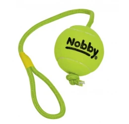 Παιχνίδι Nobby Μπάλα Τένις με Σχοινί XL 10x70cm Παιχνίδι Nobby Μπάλα Τένις με Σχοινί XL 10x70cm
