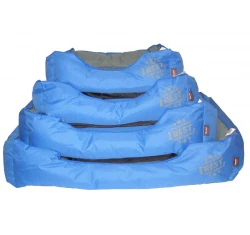 Κρεβατάκι Σκύλου και Γάτας Αδιάβροχο Pet Interest Blue Small 55x45x19cm