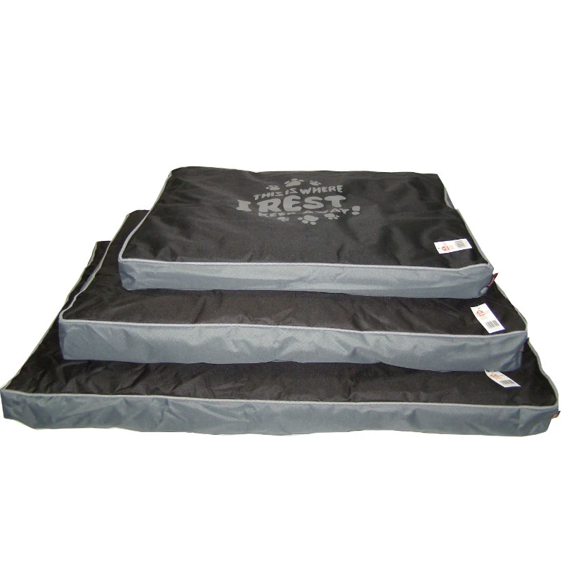 ΜΑΞΙΛΑΡΑ ΑΔΙΑΒΡΟΧΗ PET INTEREST BLACK - GREY XLARGE 120x80x8cm ΚΡΕΒΑΤΑΚΙΑ - ΚΑΛΑΘΙΑ ΣΚΥΛΟΥ