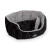 Κρεβατάκι Σκύλου και Γάτας Nobby Oval Ceno Black 65x57x22 cm