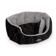 Κρεβατάκι Σκύλου και Γάτας Nobby Oval Ceno Black 55x50x21 cm