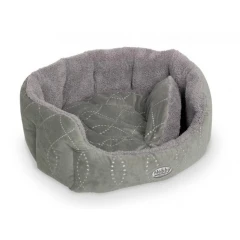 Κρεβατάκι Σκύλου και Γάτας Nobby Oval Ceno Grey 55x50x21cm