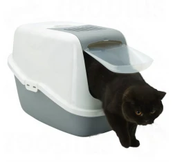 Τουαλέτα - Λεκάνη Γάτας Nestor 56 x 39 x 38,5 cm Γκρι Τουαλέτα - Λεκάνη Γάτας Nestor 56 x 39 x 38,5 cm Γκρι