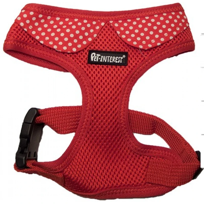 ΣΑΜΑΡΑΚΙ ΓΙΛΕΚΟ ΣΚΥΛΟΥ MESH HARNESS RED L 20x48-65cm ΣΚΥΛΟΙ