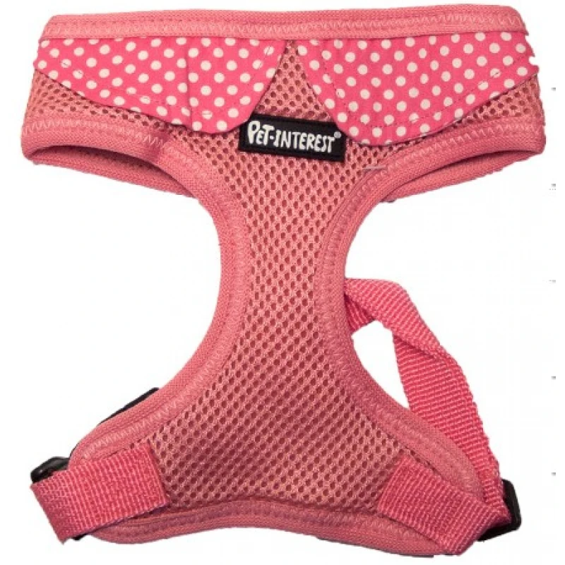 ΣΑΜΑΡΑΚΙ ΓΙΛΕΚΟ ΣΚΥΛΟΥ MESH HARNESS PINK M 17,5x38-51cm ΣΚΥΛΟΙ