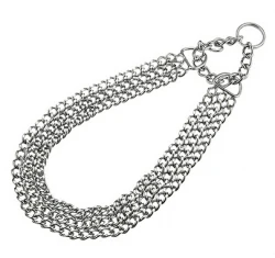 Αλυσίδα Ημι-πνίχτης Σκύλου Τριπλός Της Pet Interest L 3mm X 60cm