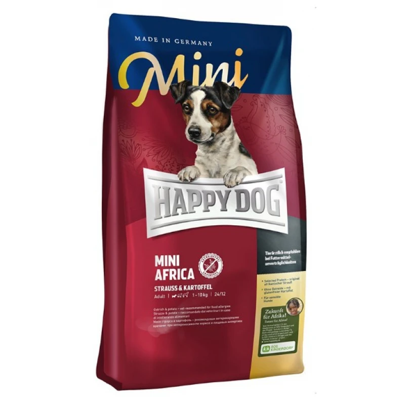 HAPPY DOG AFRICA MINI GRAIN FREE 4Kg ΞΗΡΑ ΤΡΟΦΗ ΣΚΥΛΟΥ