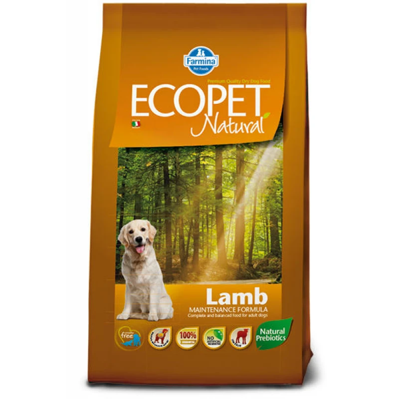 Farmina Ecopet Natural Medium Lamb 2,5kg ΣΚΥΛΟΙ