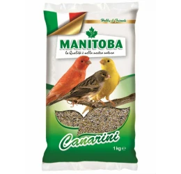 Τροφή για Καναρίνια Manitoba Canarini  1kg Τροφή για Καναρίνια Manitoba Canarini  1kg
