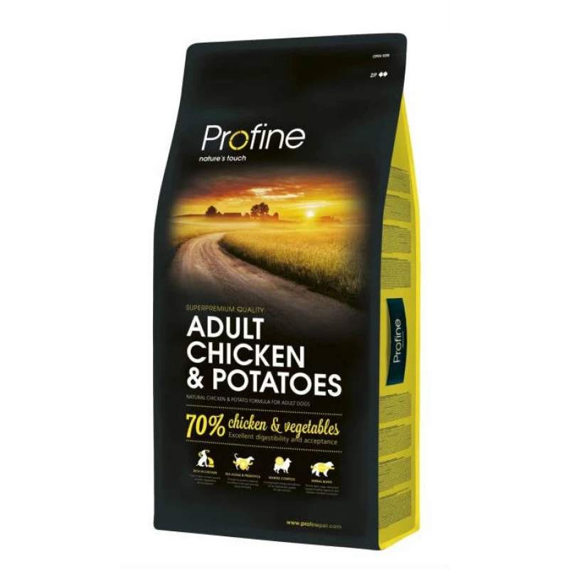 PROFINE ADULT CHICKEN & POTATOES 3Kg ΞΗΡΑ ΤΡΟΦΗ ΣΚΥΛΟΥ