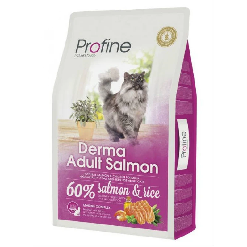 PROFINE ΓΑΤΑΣ DERMA SALMON RICE 2Kg ΓΑΤΕΣ