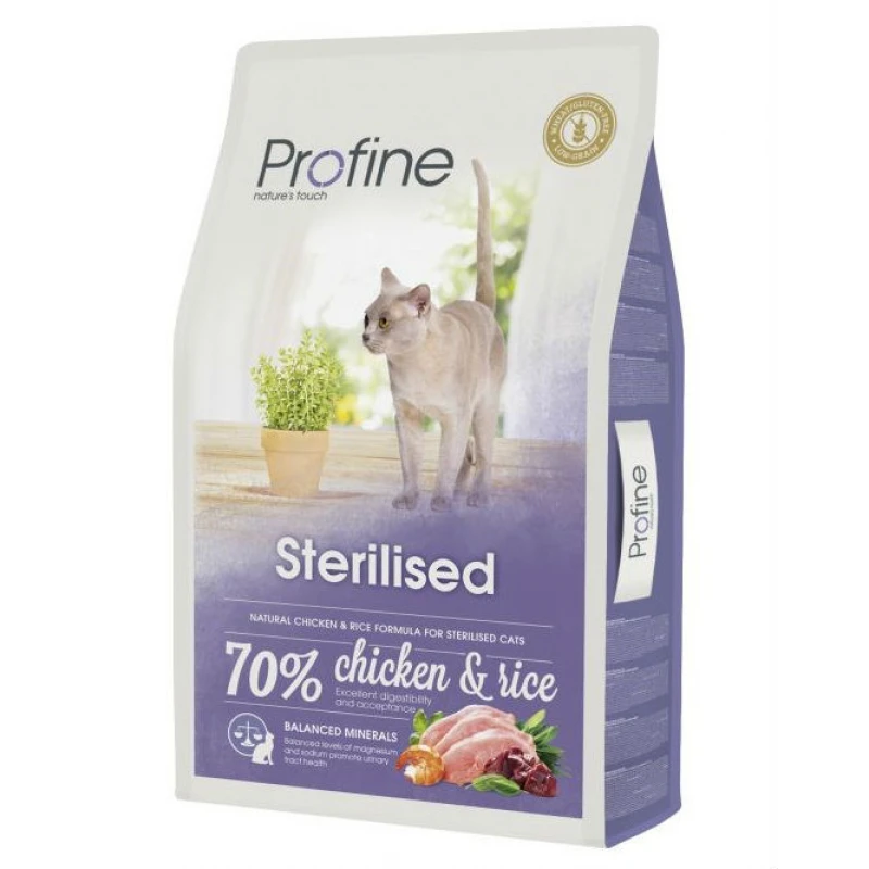 PROFINE ΓΑΤΑΣ STERILIZED CHICKEN RICE 2Kg ΓΑΤΕΣ