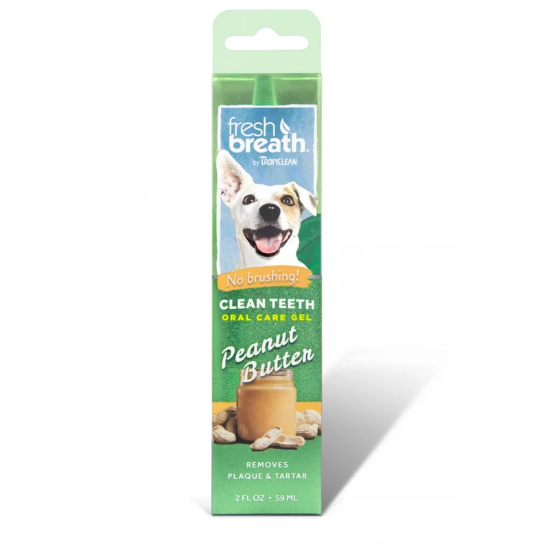 TROPICLEAN CLEAN TEETH PEANUT BUTTER GEL 59ml ΣΚΥΛΟΙ