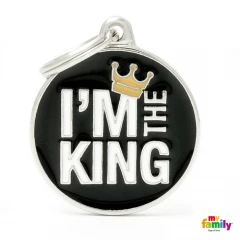 Ταυτότητα Σκύλου My Family Charms I'm The King Ταυτότητα Σκύλου My Family Charms I'm The King