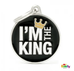 Ταυτότητα Σκύλου My Family Charms I'm The King Ταυτότητα Σκύλου My Family Charms I'm The King