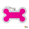 ΤΑΥΤΟΤΗΤΑ ΣΚΥΛΟΥ MY FAMILY FUCHSIA BIG BONE 4X2CM GLAMOUR TAGS