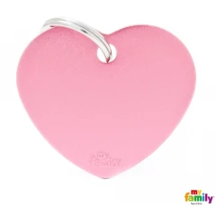 Ταυτότητα Σκύλου My Family Basic Pink Heart Tag Large 4x2cm Ταυτότητα Σκύλου My Family Basic Pink Heart Tag Large 4x2cm