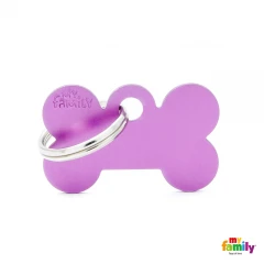 Ταυτότητα Σκύλου My Family Basic Purple Bone Tag Small 3x2cm Ταυτότητα Σκύλου My Family Basic Purple Bone Tag Small 3x2cm