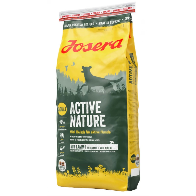 Josera Active Nature Gluten Free με Πουλερικά & Αρνί 12.5kg Σκύλοι