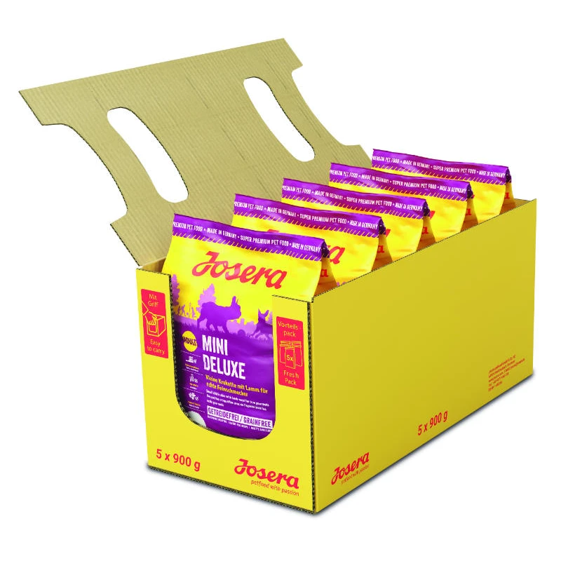 Josera Mini Deluxe Grain Free  με Αρνί (5x900gr) 4,5kg ΞΗΡΑ ΤΡΟΦΗ ΣΚΥΛΟΥ