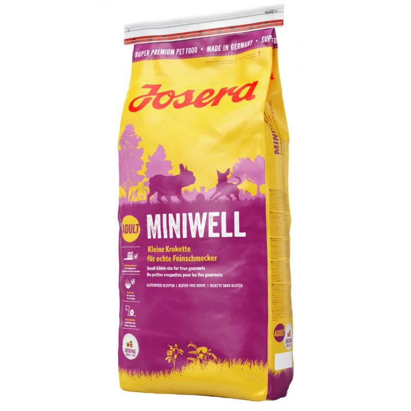 Josera Miniwell Gluten Free 10kg για Μικρόσωμες Φυλές Σκύλοι