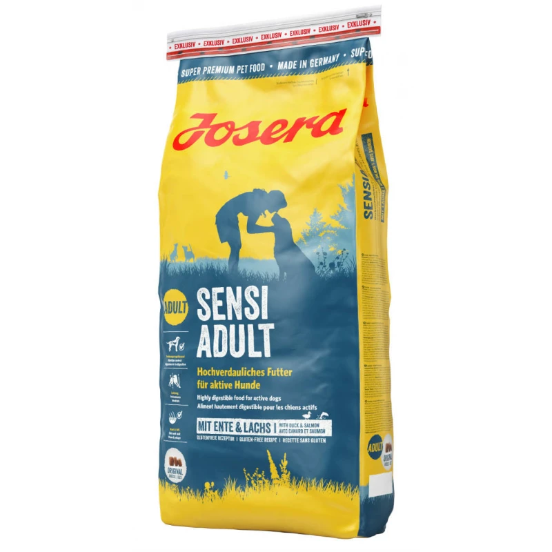 Josera Sensi Adult Grain Free 12,5kg με Πάπια & Σολoμό ΣΚΥΛΟΙ