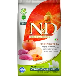 N&D Grain Free Pumpkin Boar & Apple Adult Medium & Maxi 12kg N&D Grain Free Pumpkin Boar & Apple Adult Medium & Maxi 12kg