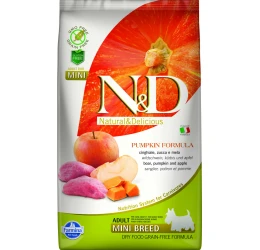 N&D Grain Free Pumpkin Boar & Apple Adult Mini 2,5kg N&D Grain Free Pumpkin Boar & Apple Adult Mini 2,5kg