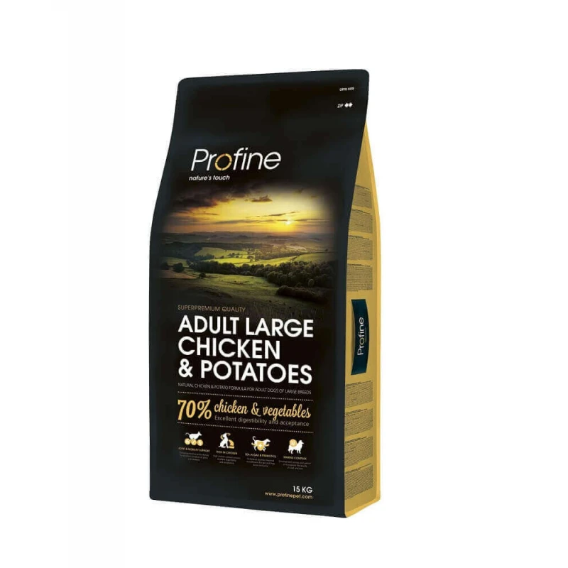 PROFINE ADULT LARGE CHICKEN & POTATOES 3Kg ΞΗΡΑ ΤΡΟΦΗ ΣΚΥΛΟΥ PROFINE ADULT LARGE CHICKEN & POTATOES 3Kg ΞΗΡΑ ΤΡΟΦΗ ΣΚΥΛΟΥ