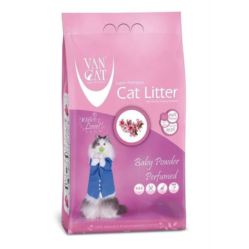 VAN CAT BABY POWDER CLUMPING 10KG (ΨΙΛΗ) ΓΑΤΕΣ