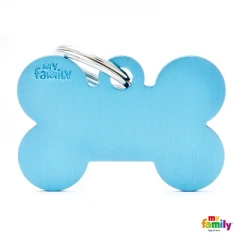 Ταυτότητα Σκύλου My Family Basic Light Blue Bone Tag Large 4x2cm Ταυτότητα Σκύλου My Family Basic Light Blue Bone Tag Large 4x2cm