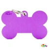 ΤΑΥΤΟΤΗΤΑ ΣΚΥΛΟΥ MY FAMILY BASIC PURPLE BONE TAG XLARGE 4,8x3,15cm ΤΑΥΤΟΤΗΤΕΣ