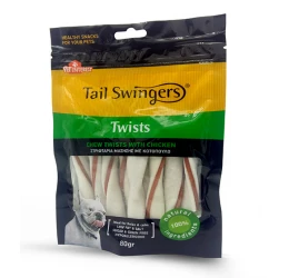 Λιχουδιές Σκύλου Tailswingers Chew Twists με Κοτόπουλο 9cm 80gr Λιχουδιές Σκύλου Tailswingers Chew Twists με Κοτόπουλο 9cm 80gr