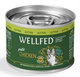 Wellfed Kitten Grain Free Κοτόπουλο 200gr Wellfed Kitten Grain Free Κοτόπουλο 200gr